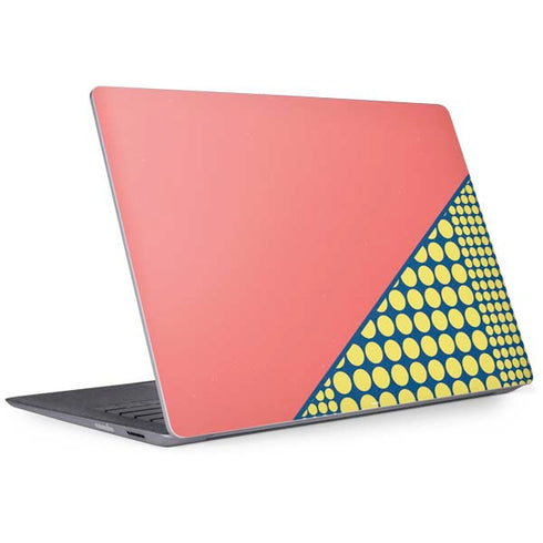 Coral Diagonal Split Surface Laptop 2 Skin